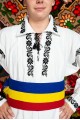 Costum popular barbat campie cu tricolor