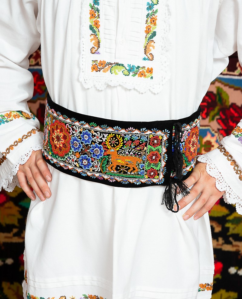 Costum popular barbat Salauta cu margele - 3