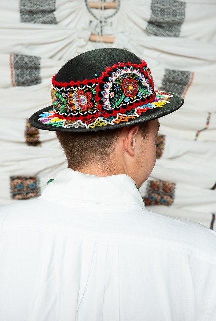 Costum popular barbat Somes  cu margele - Ilva