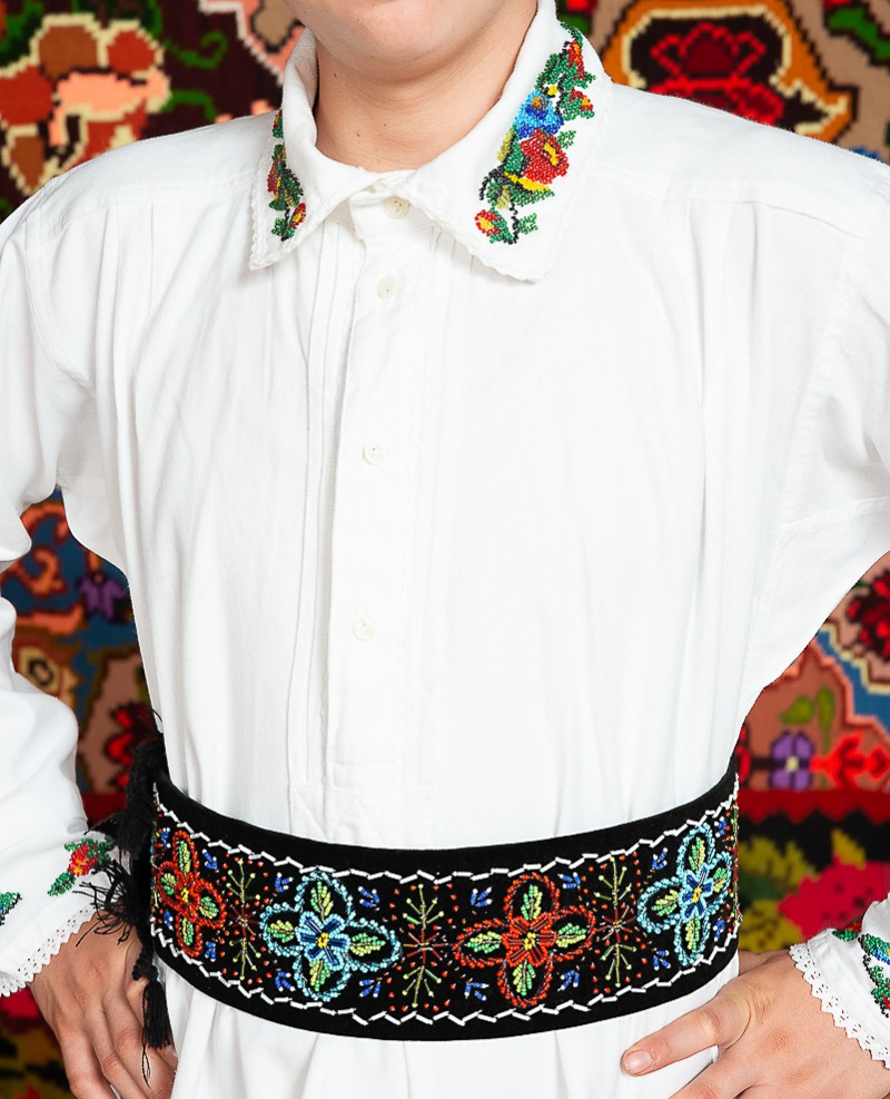 Costum popular barbat Somes cu margele - Ilva 2