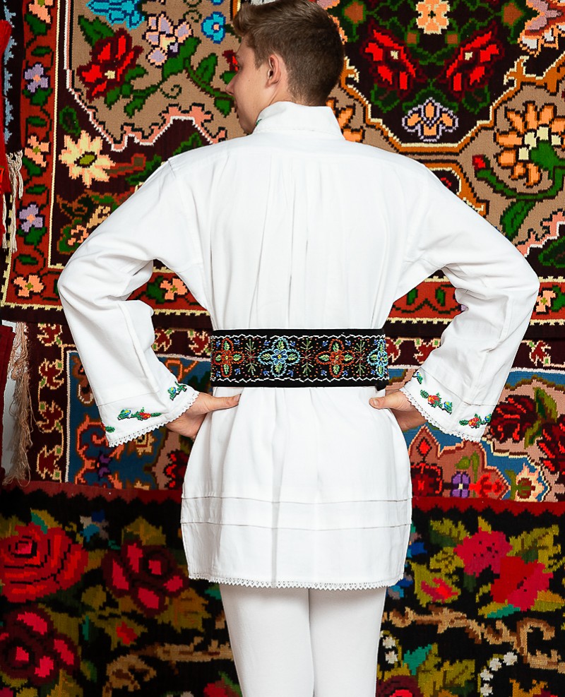 Costum popular barbat Somes cu margele - Ilva 2