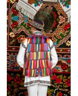 Costum popular barbat Somes cu pieptar cu ciucuri