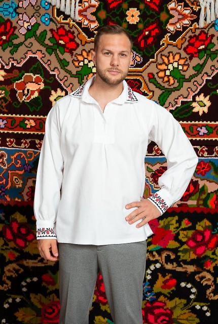 Camasa populara barbat Dobrogea