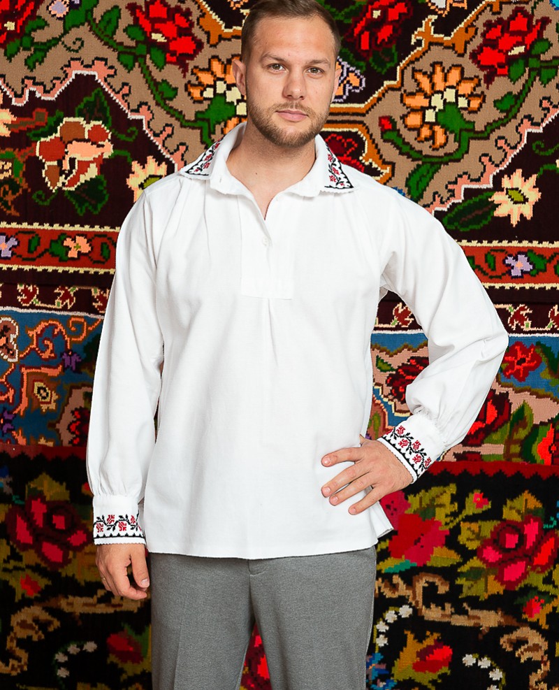 Camasa populara barbat Dobrogea