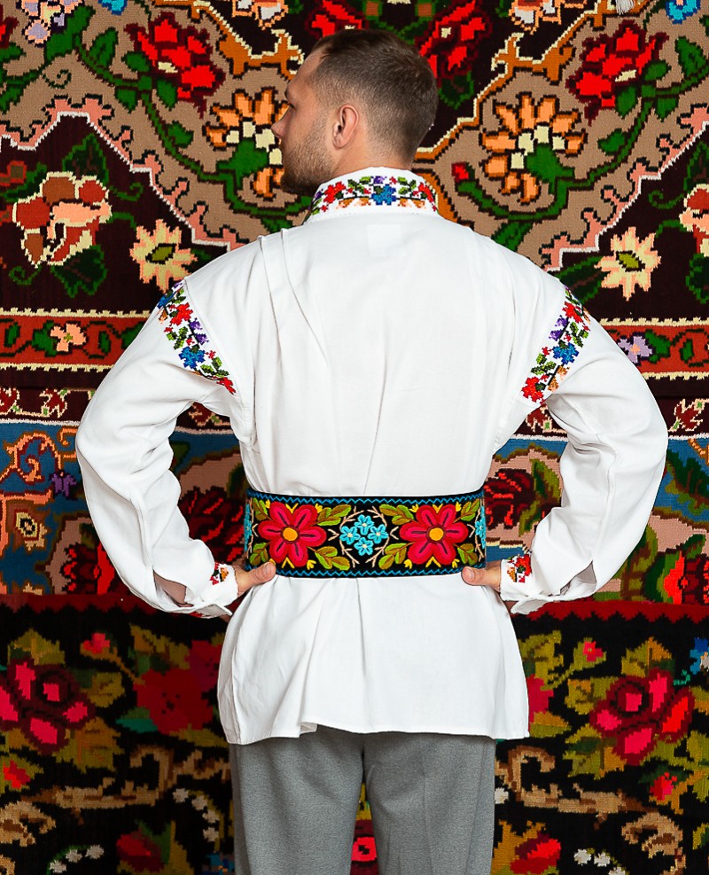 Camasa populara barbat Grigore cu brau 