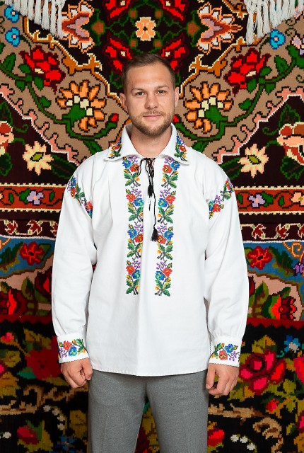 Camasa populara barbat cu margele - Alex