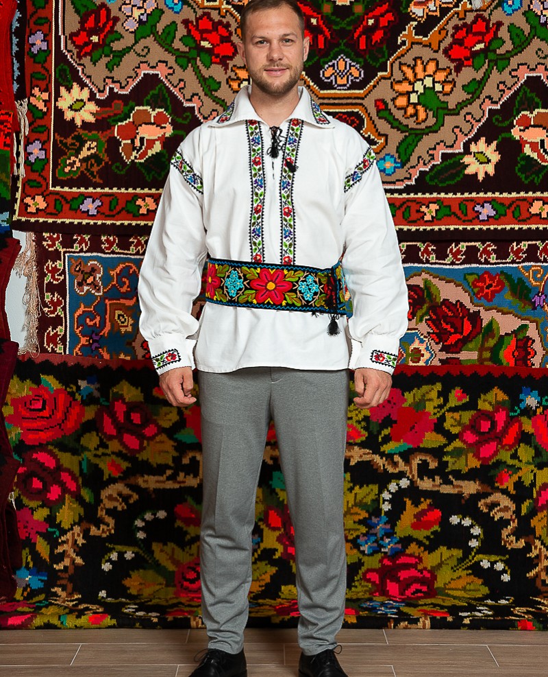 Camasa populara barbat Somes cu brau