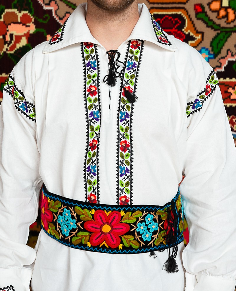 Camasa populara barbat Somes cu brau