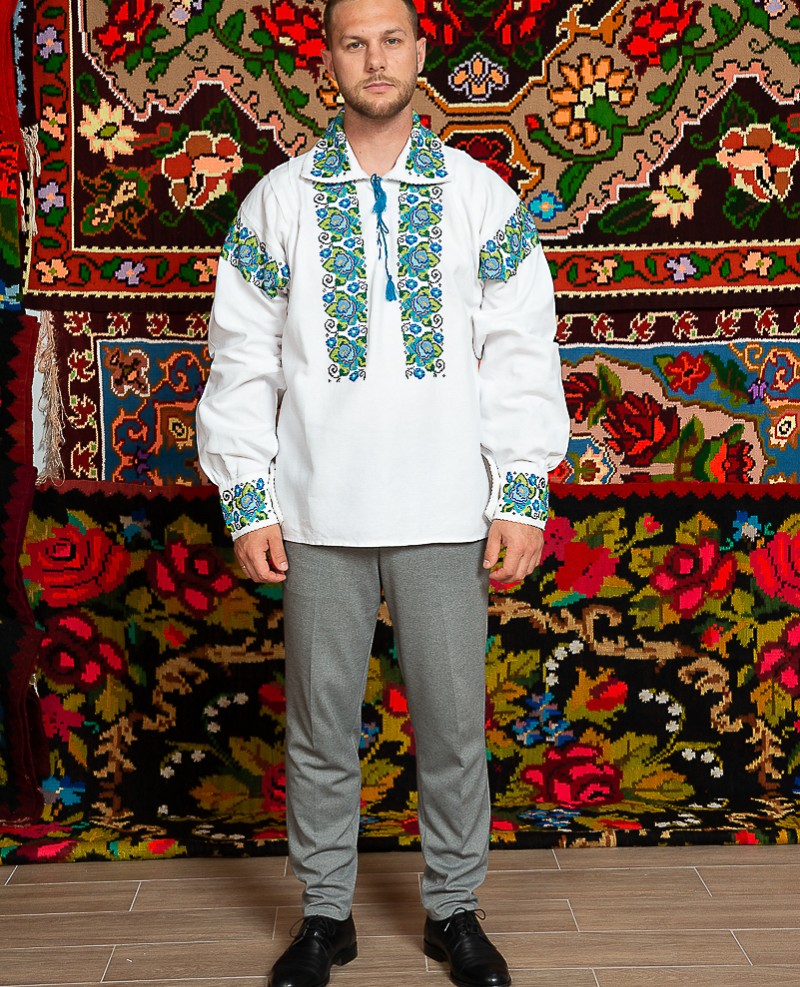 Camasa barbat Somes cu margele Gabriel