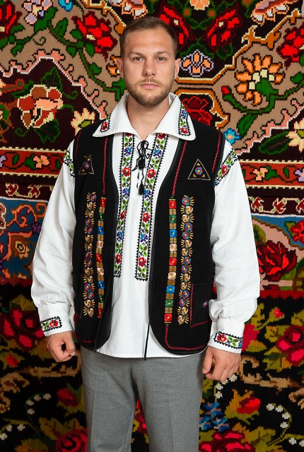 Camasa barbat Somes cu vesta Dobrogea de Nord