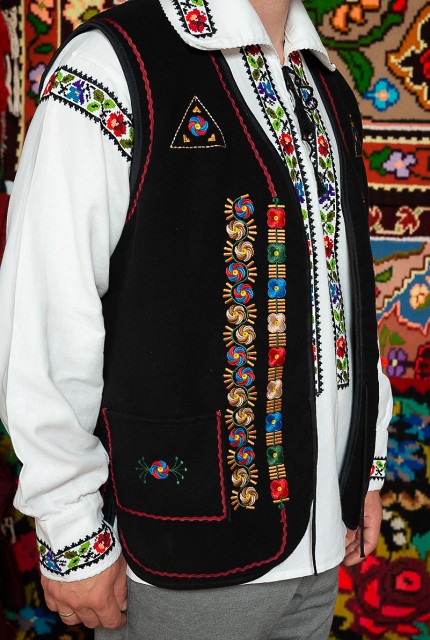 Camasa barbat Somes cu vesta Dobrogea de Nord