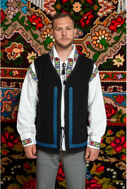 Camasa populara barbat Somes cu vesta Mihai