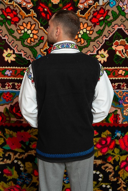 Camasa populara barbat Somes cu vesta Mihai