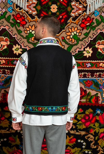 Camasa populara barbat Somes cu vesta Somes