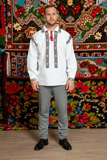 Camasa populara barbat tricolor