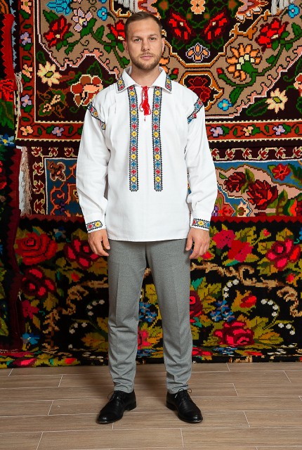 Camasa populara barbat tricolor