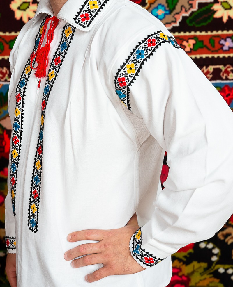 Camasa populara barbat tricolor