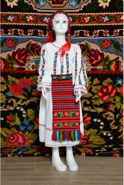 Costum traditional popular fata Somes