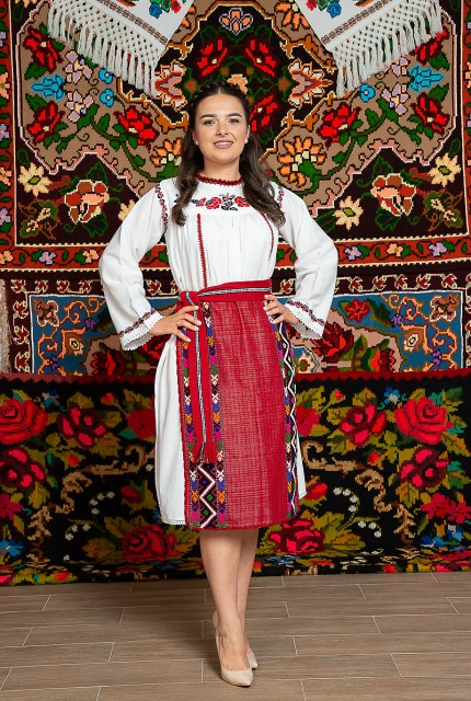 Costum popular femeie – Dobrogea de Sud