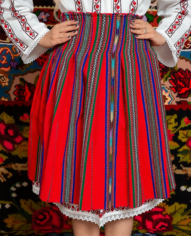 Costum popular femeie Oltenia Olguta