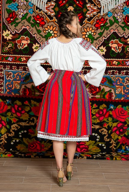 Costum popular femeie Oltenia Olguta
