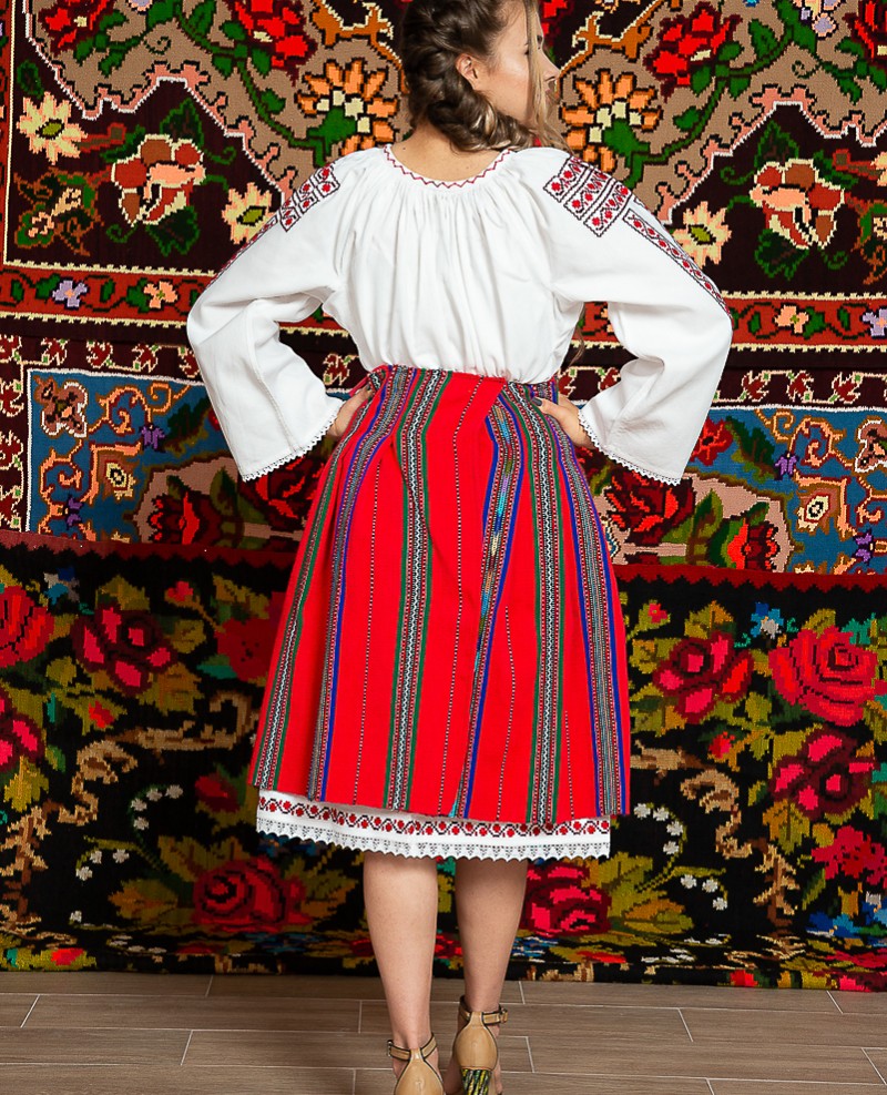 Costum popular femeie Oltenia Olguta