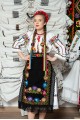 Costum popular femeie - Somes cu pene