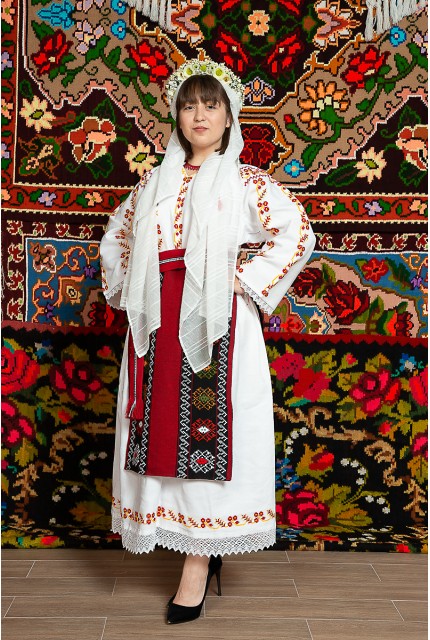 Costum popular femeie Muntenia, Calarasi - Camelia