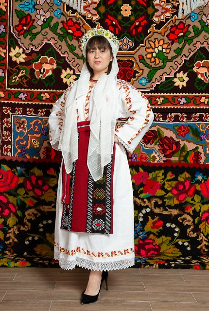 Costum popular femeie Muntenia, Calarasi - Camelia