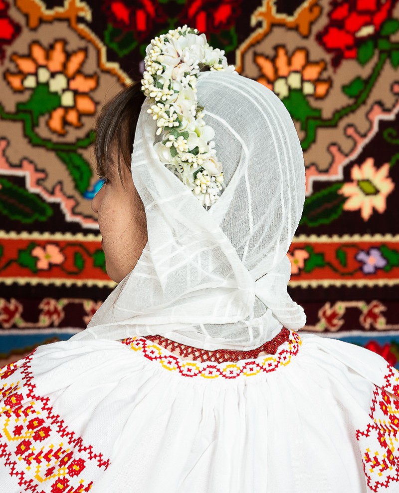 Costum popular femeie Muntenia, Calarasi - Camelia