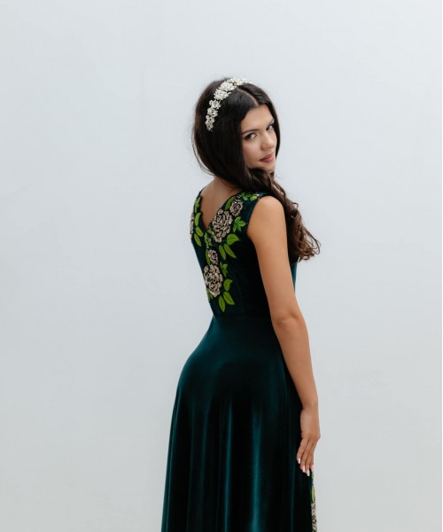 Rochie Anca - Verde Smarald