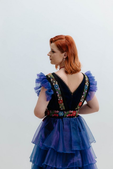 Rochie Julie - albastra