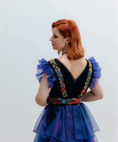 Rochie Julie - albastra
