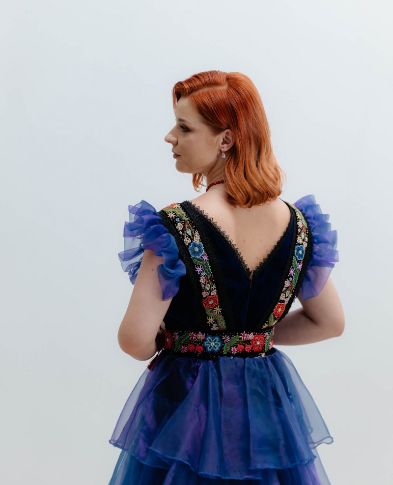 Rochie Julie - albastra