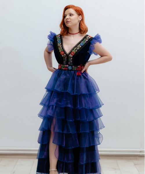 Rochie Julie - albastra