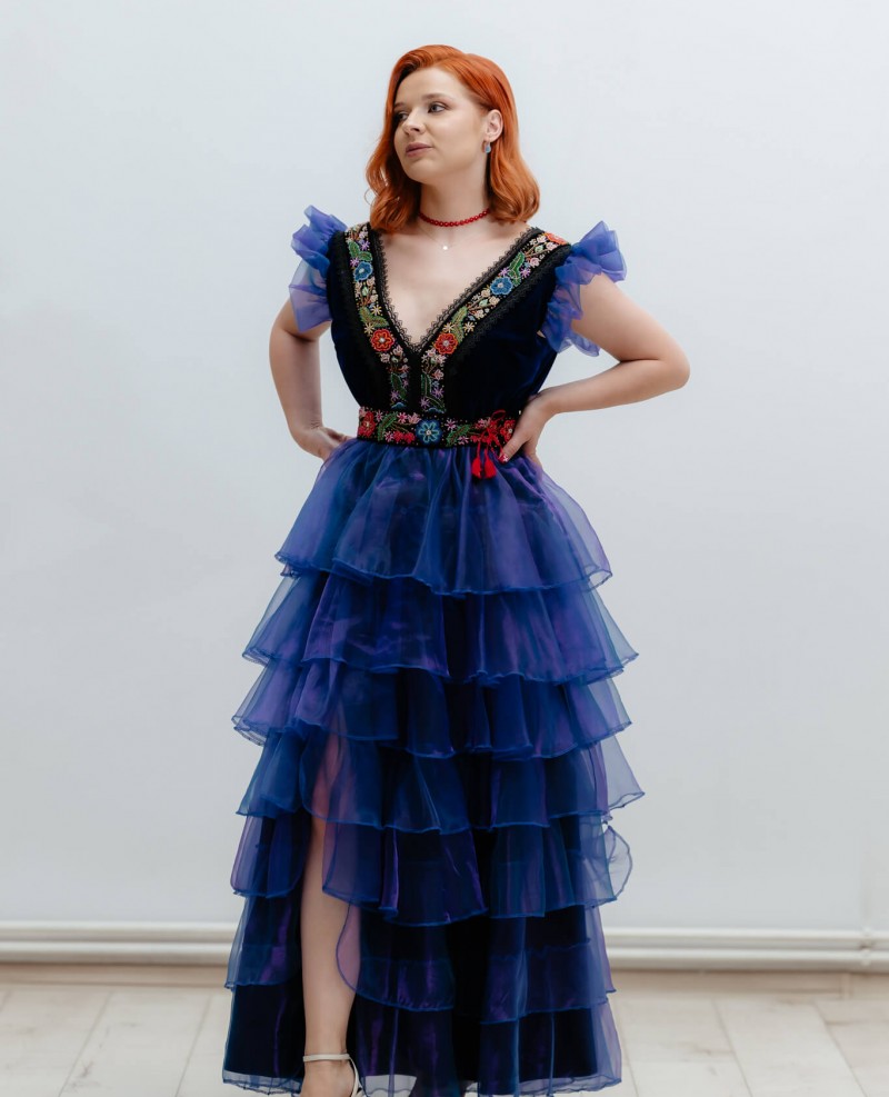 Rochie Julie - albastra