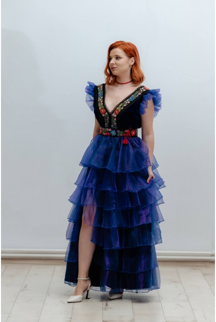 Rochie Julie - albastra