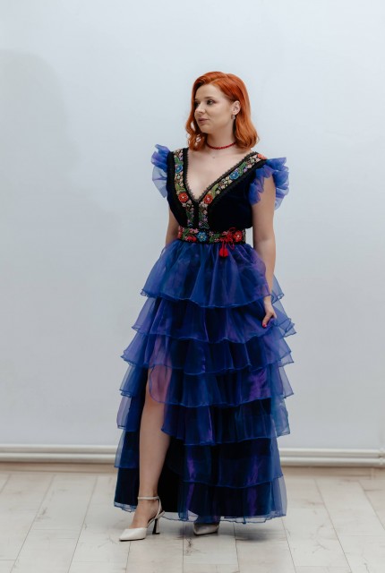 Rochie Julie - albastra