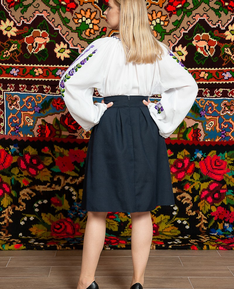 Ie/Camesa cu maneca lunga - Violeta