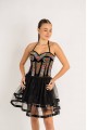 Corset cusutl manual cu margele