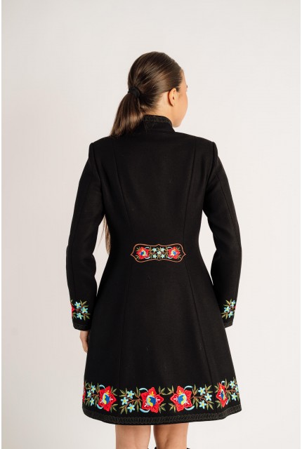 Palton Viorica negru