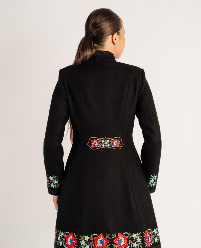 Palton Viorica negru