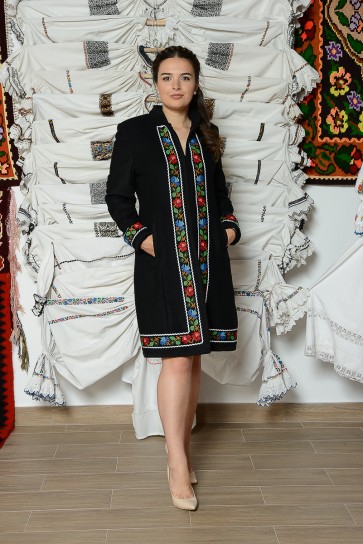 Palton Sorina negru Palton Sorina negru