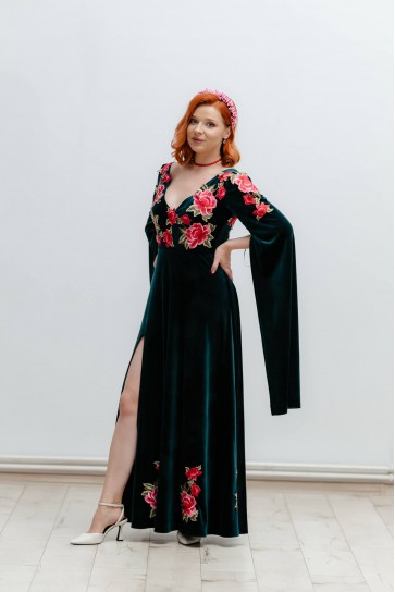 Rochie Anca - Verde Smarald