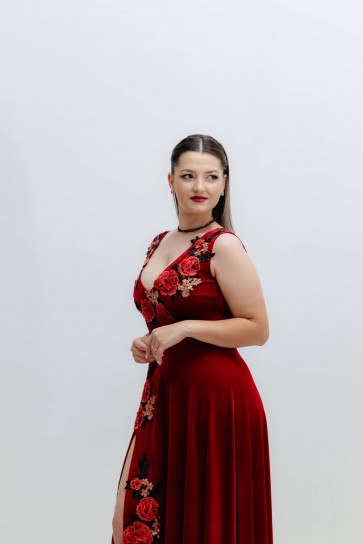 Rochie Anca - rosie Rochie Anca - rosie